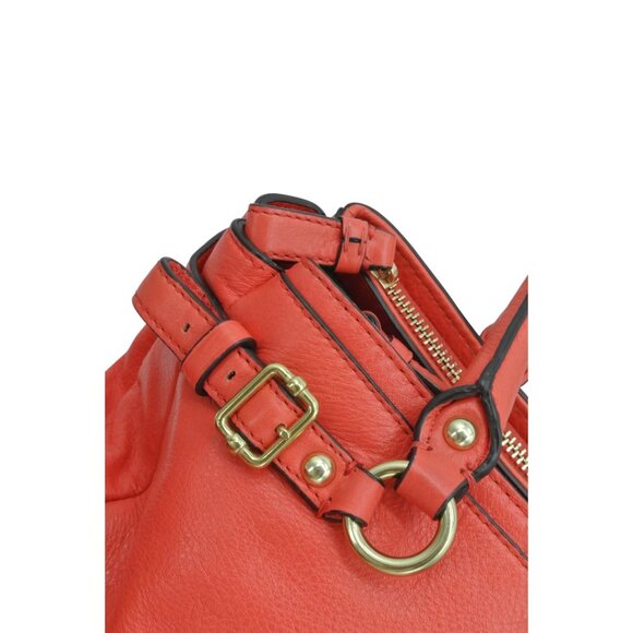 Coach Like New Coral/Red Leather Handbag Crossbody - Picture 6 of 11